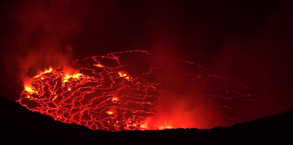Nyiragongo volcano hiking Image
